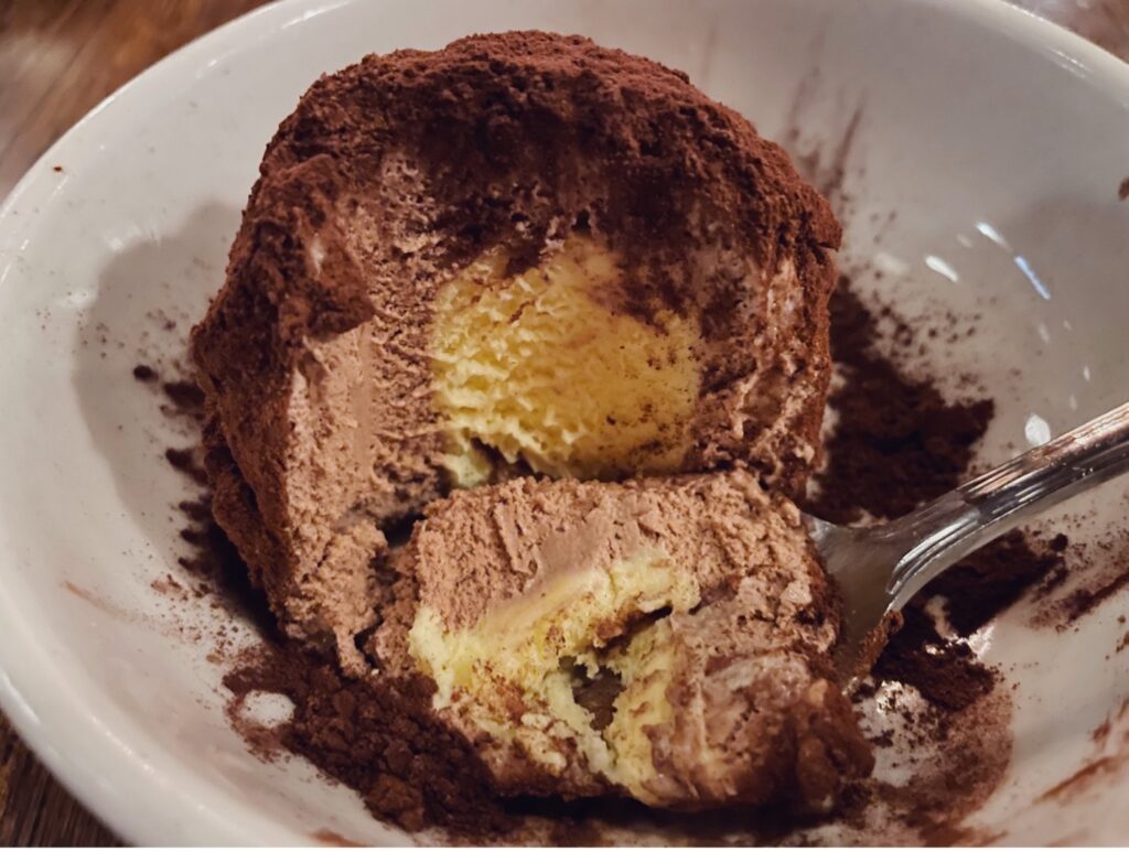 Tartufo Chocolate ice cream